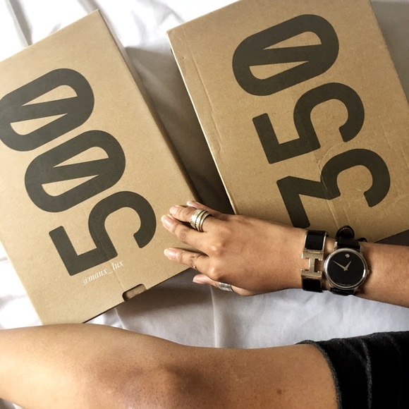 🌸SOLD🌸 Authentic Yeezy 500: All Black Desert Rat - Picture 5 of 8